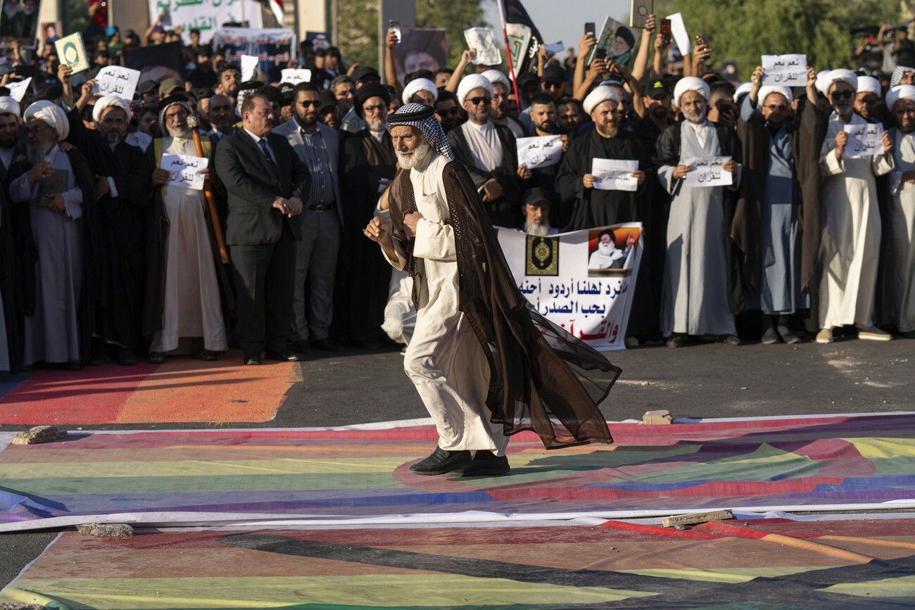 Protest in Bagdad 