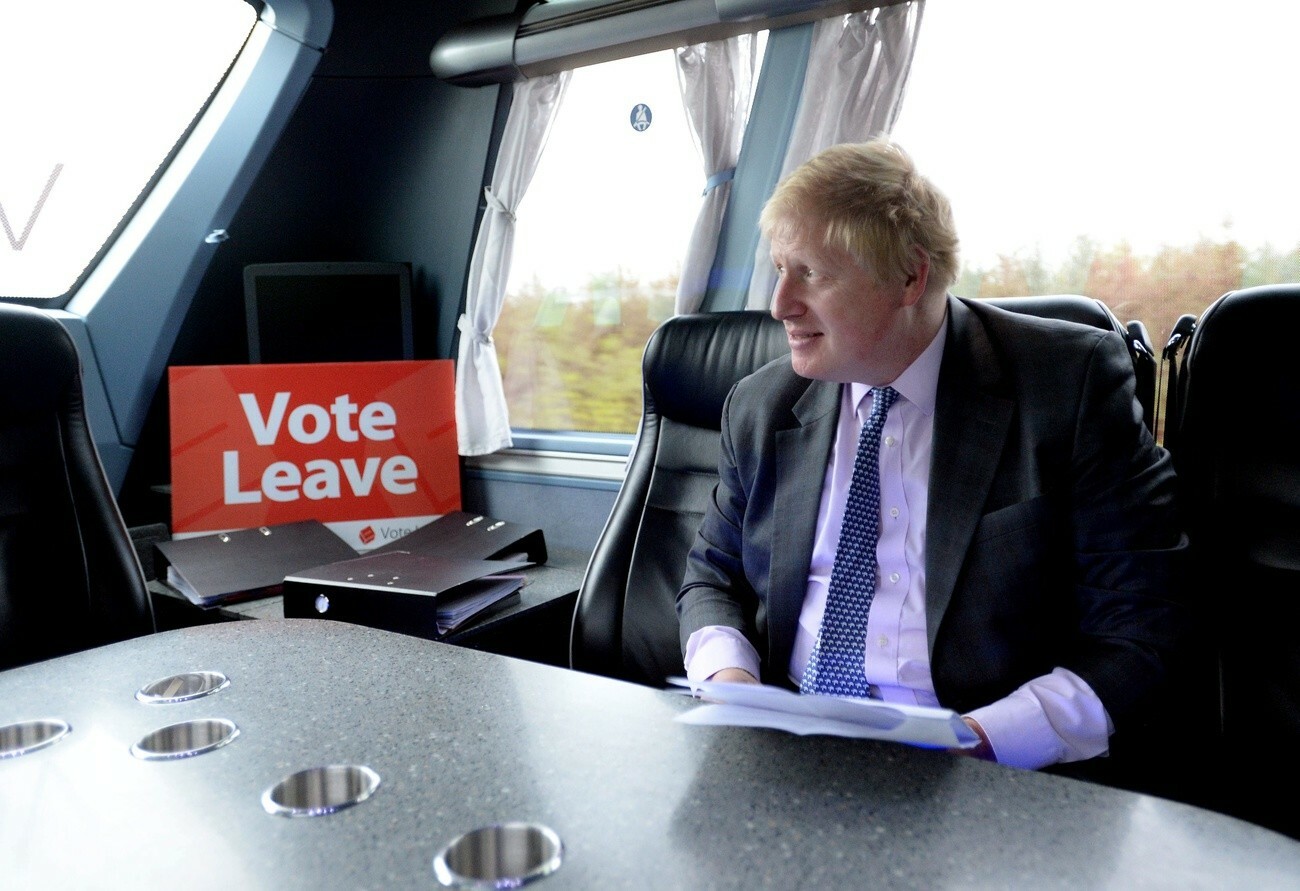 Johnson, Brexit-Bus