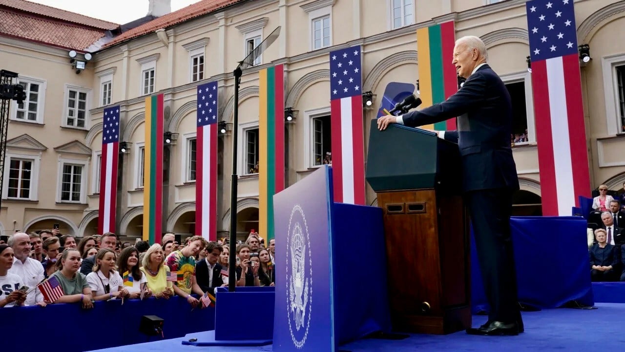 Biden in Vilnius