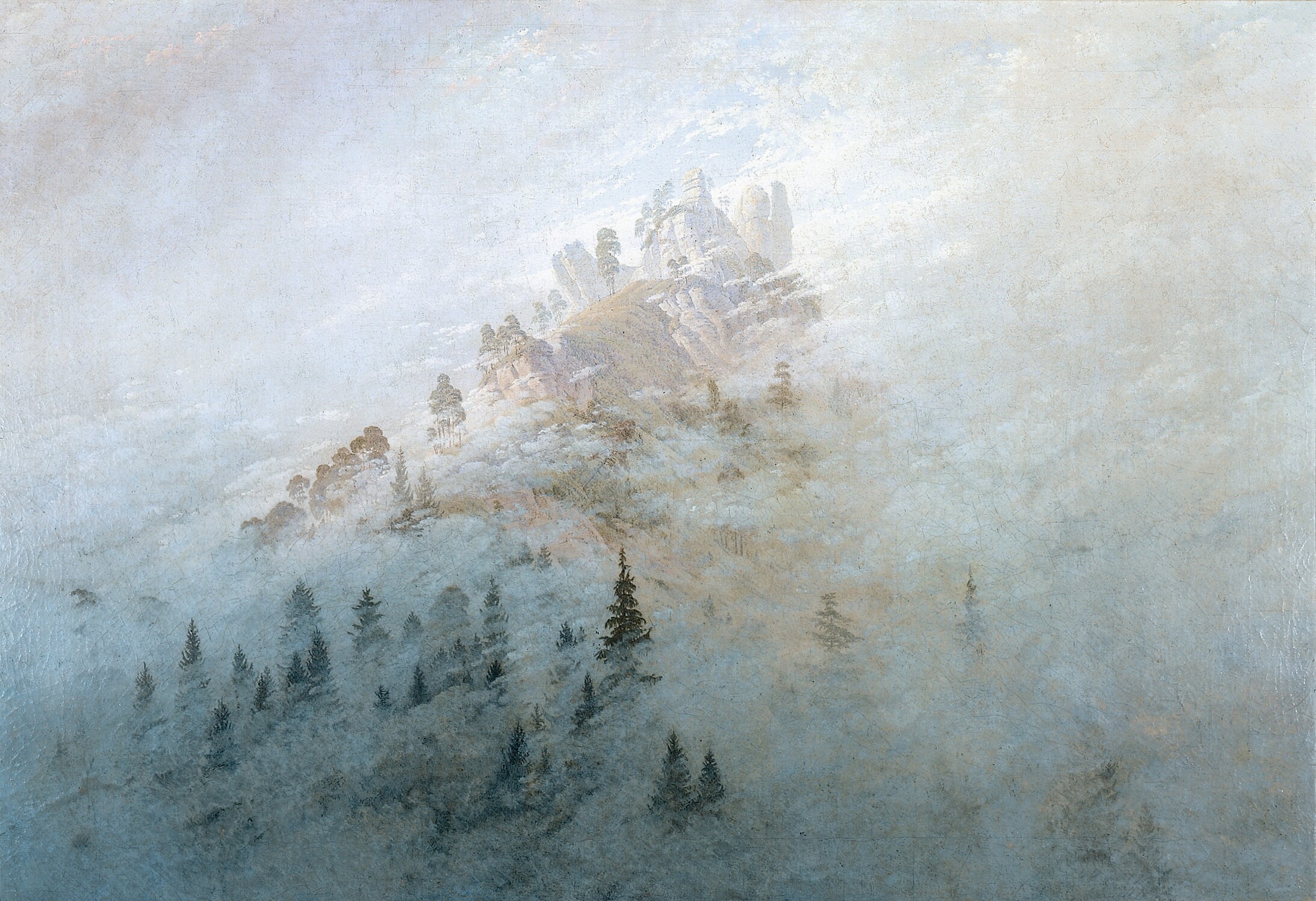Caspar David Friedrich: Morgennebel im Gebirge
