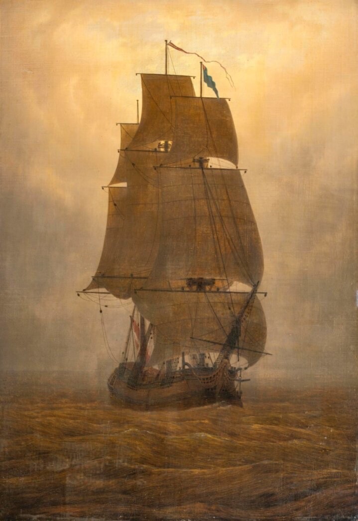 Caspar David Friedrich: Segelschiff