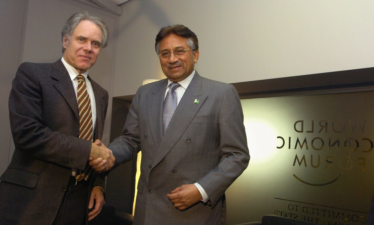 Leuenberger, Musharraf