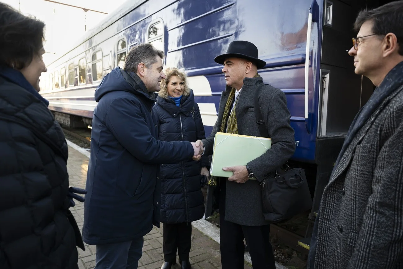 Berset, Ankunft Ukraine