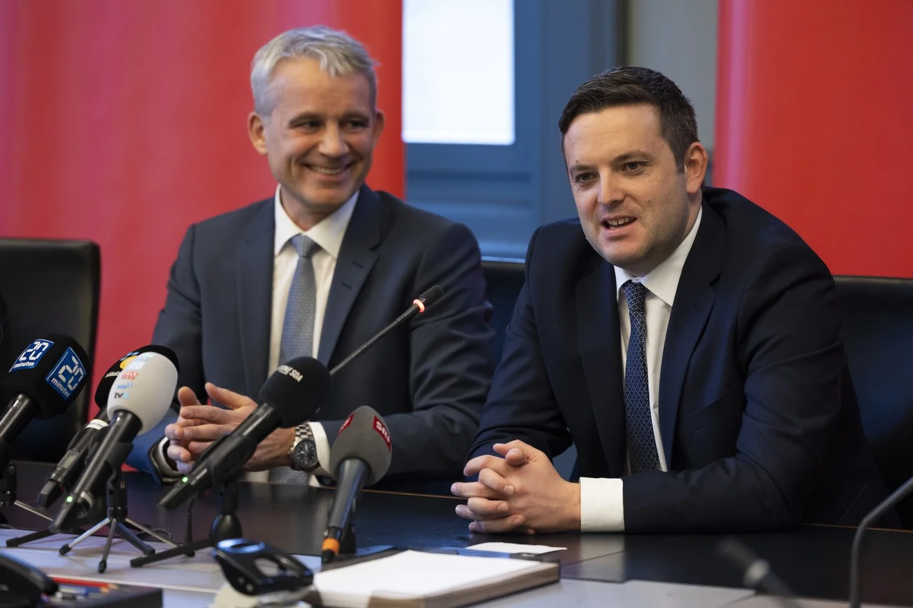 Beat Jans und Jon Pult