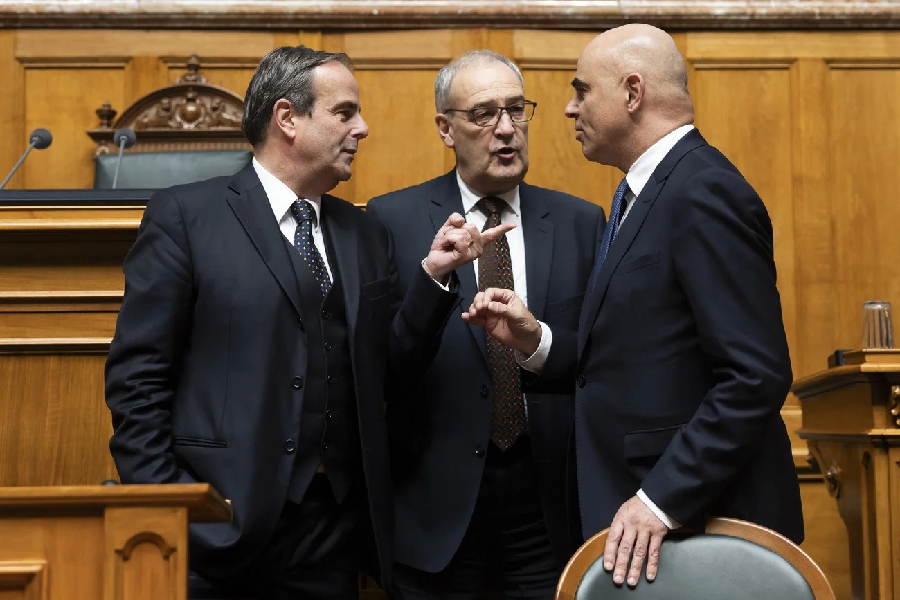 Pfister, Parmelin Berset