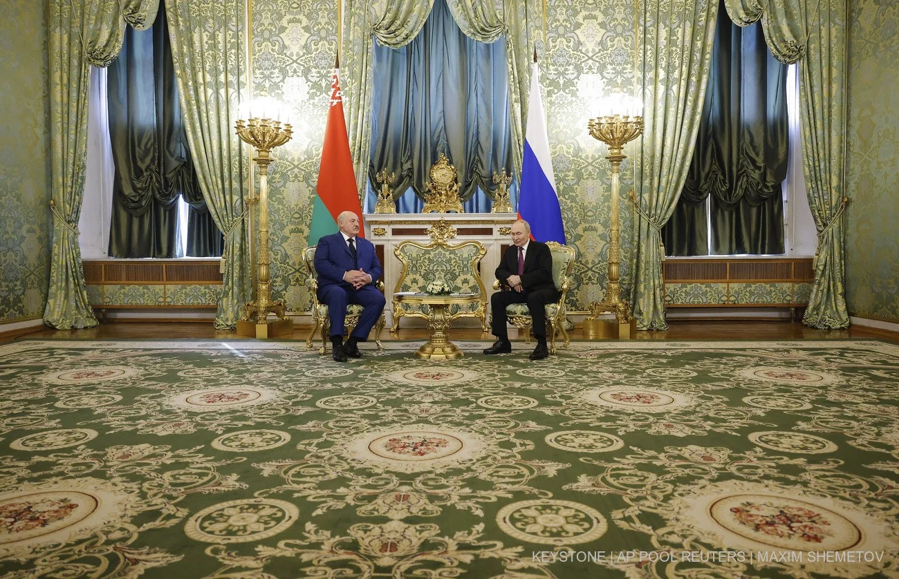 Putin, Lukaschenko im Kreml