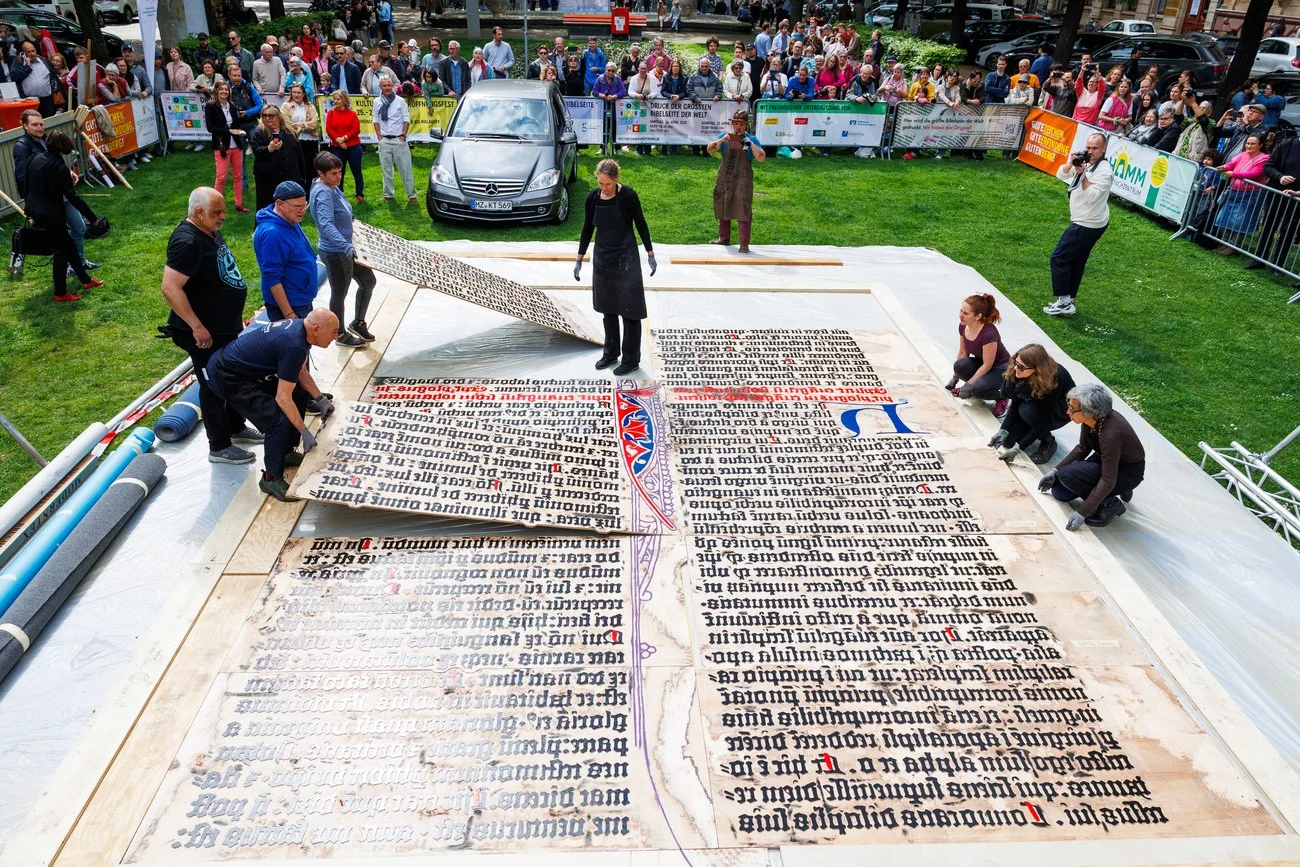 Druckseite, Gutenberg-Bibel 