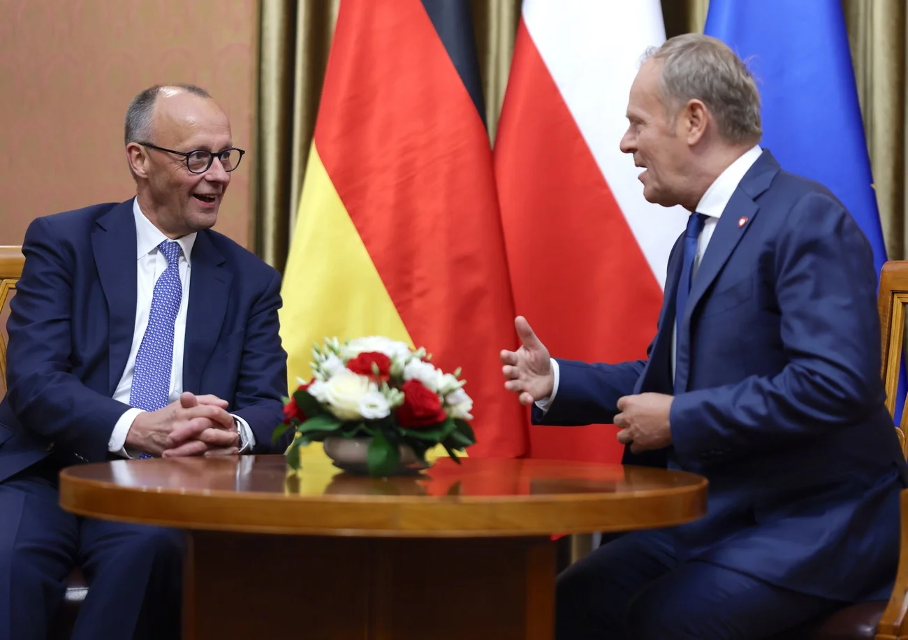 Friedrich Merz bei Donald Tusk