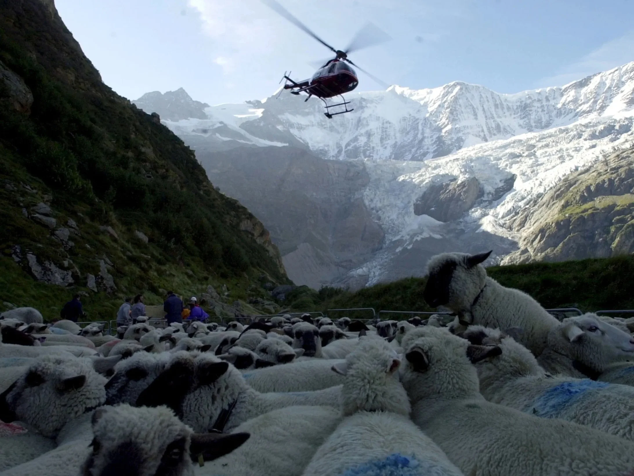 Grindelwald, Schlammlawine