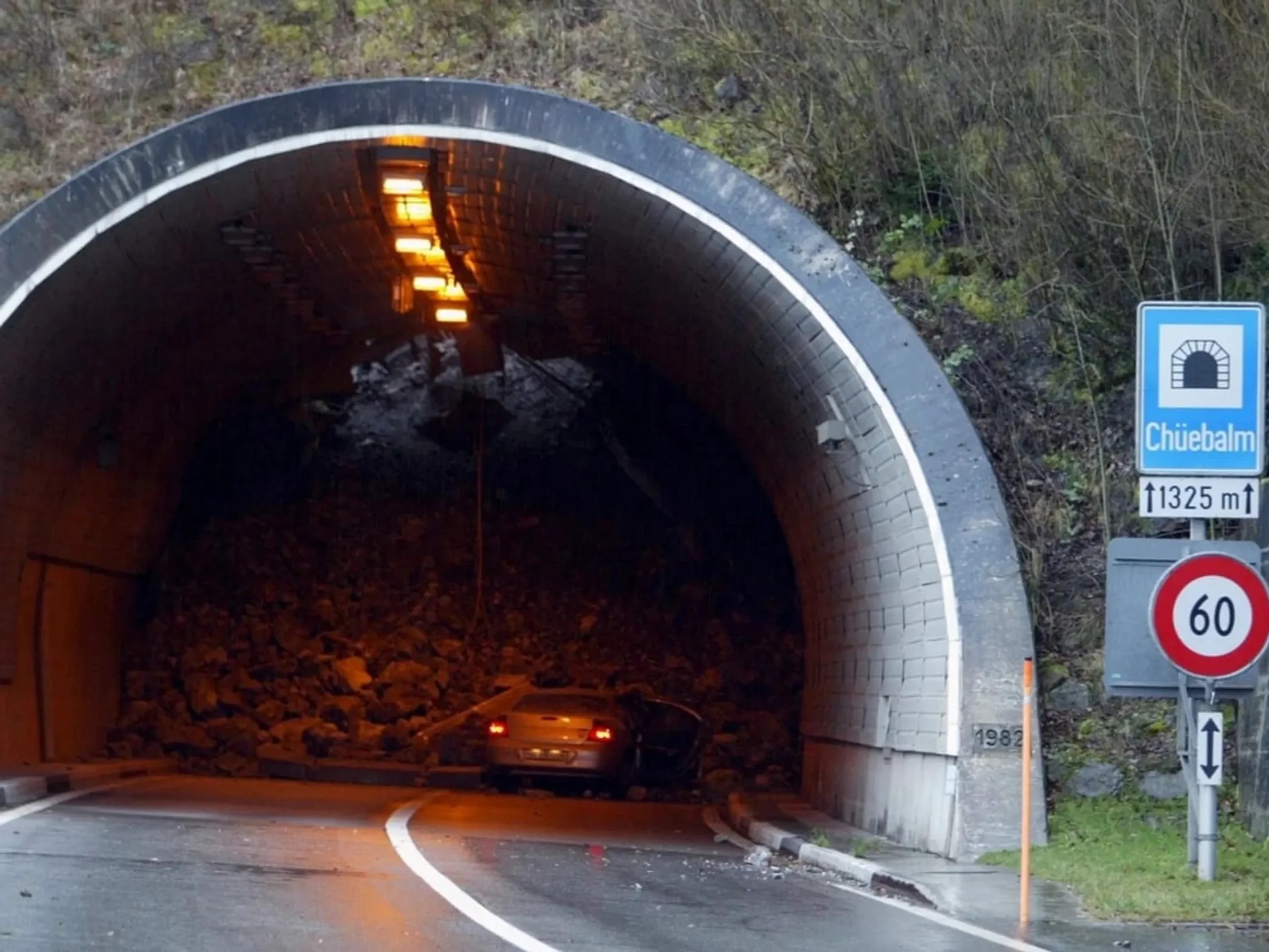 Iseltwald, Felssturz