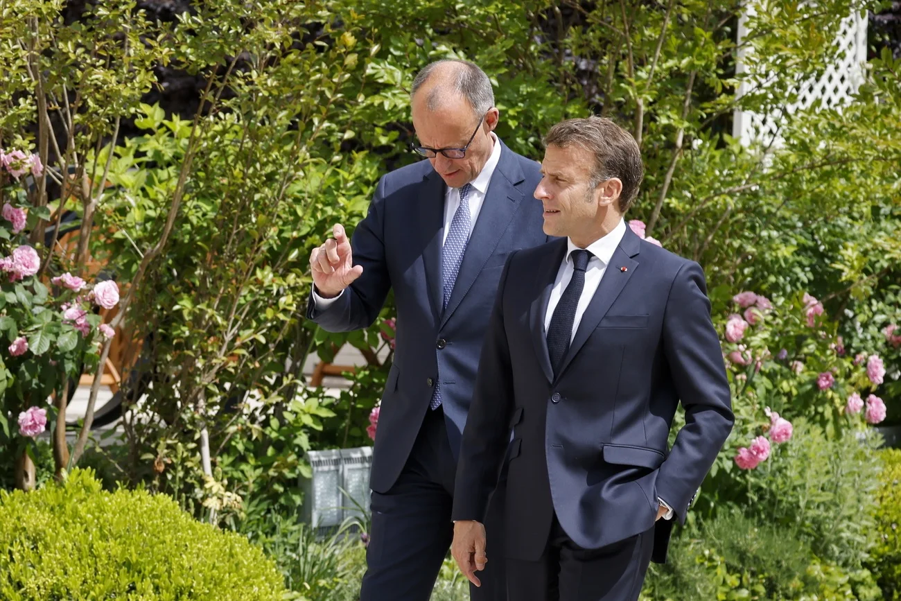 Friedrich Merz bei Emmanuel Macron