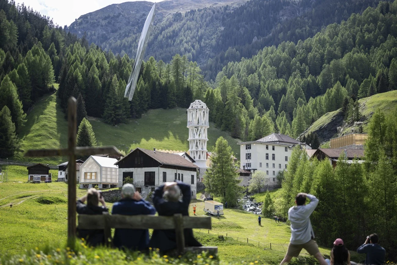 Mulegns, weisser Turm