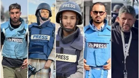 Die getöteten fünf Journalisten