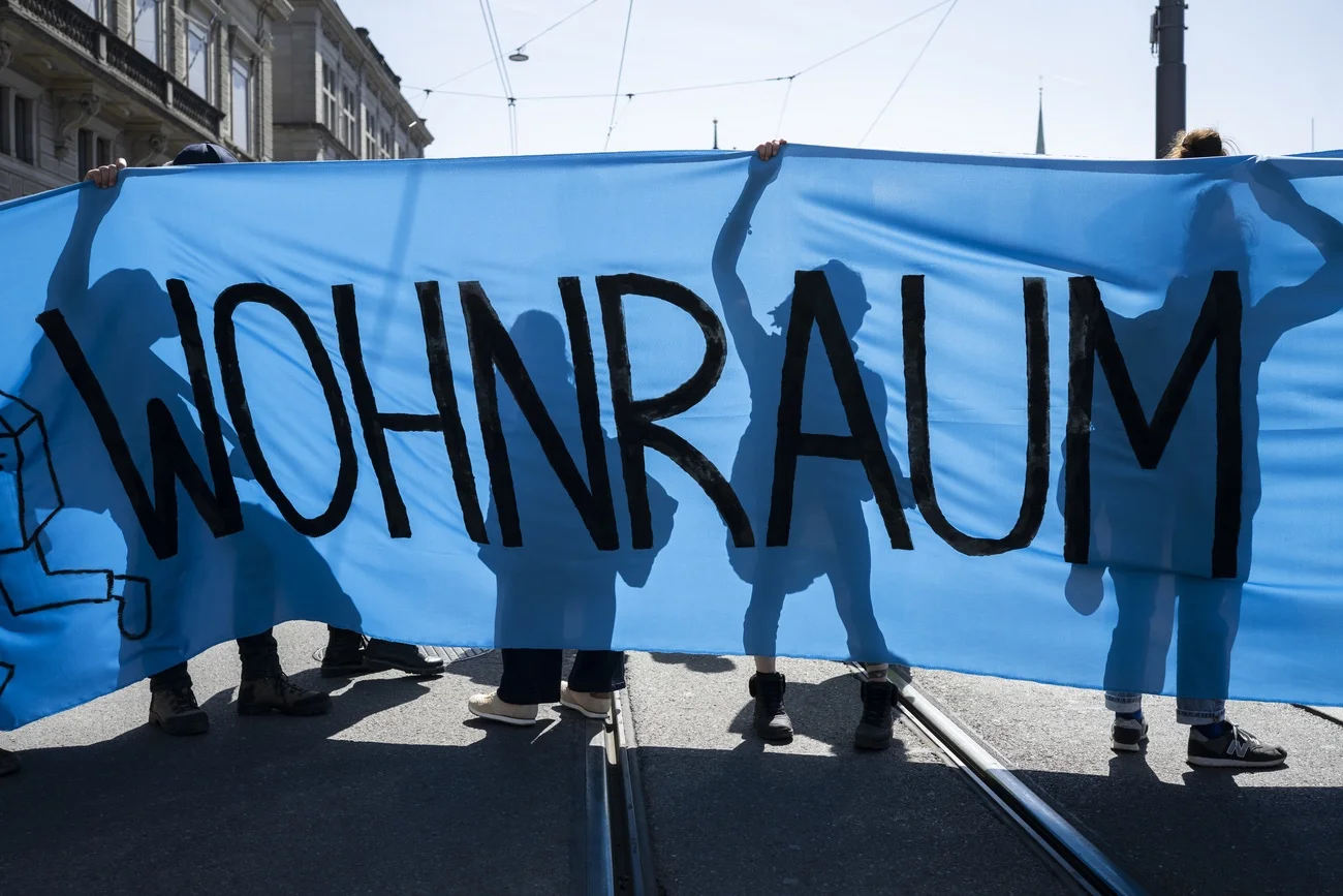 Demo gegen Wohnungsnot