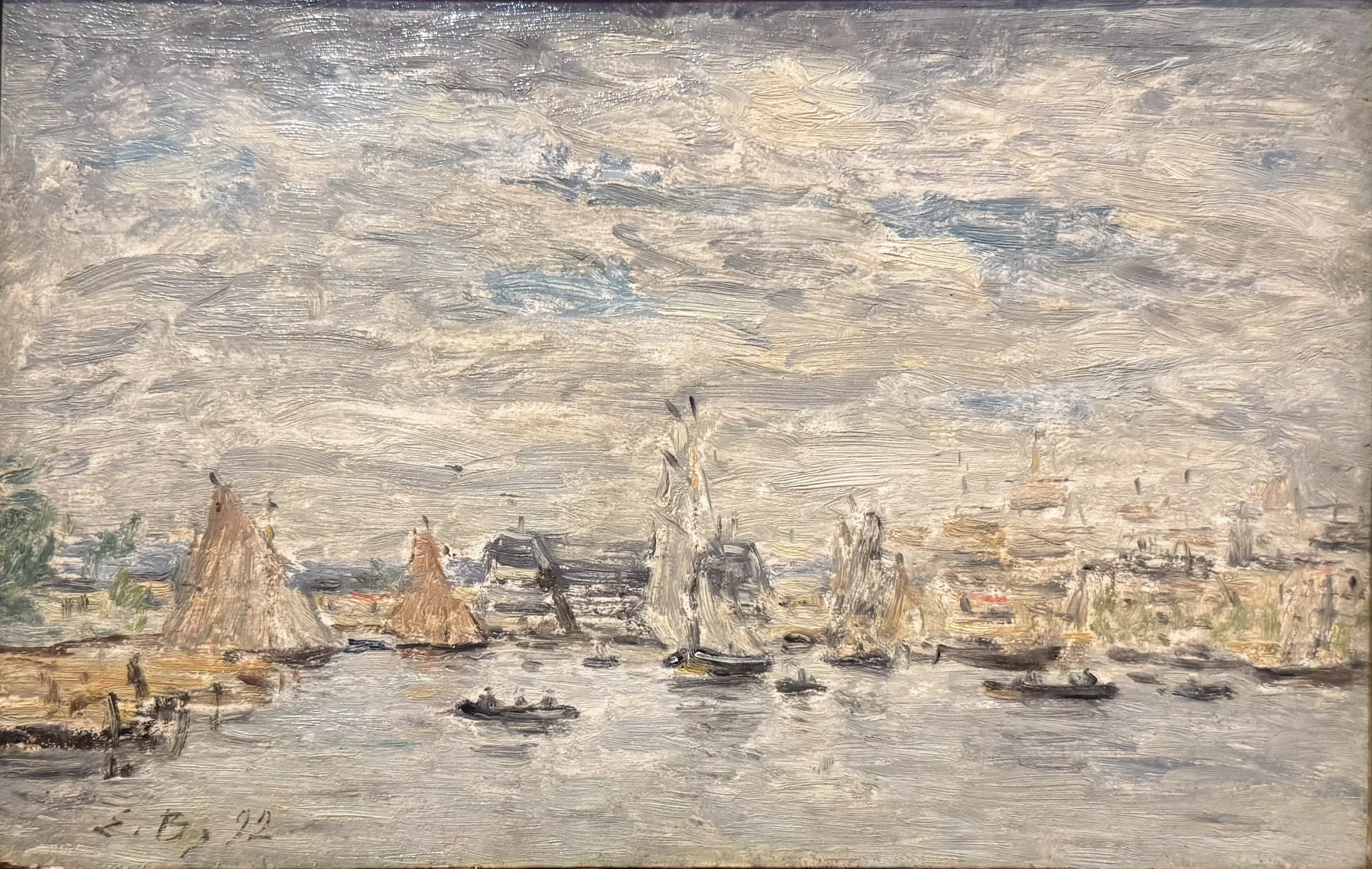 Eugène Boudin: Der Hafen von Deauville