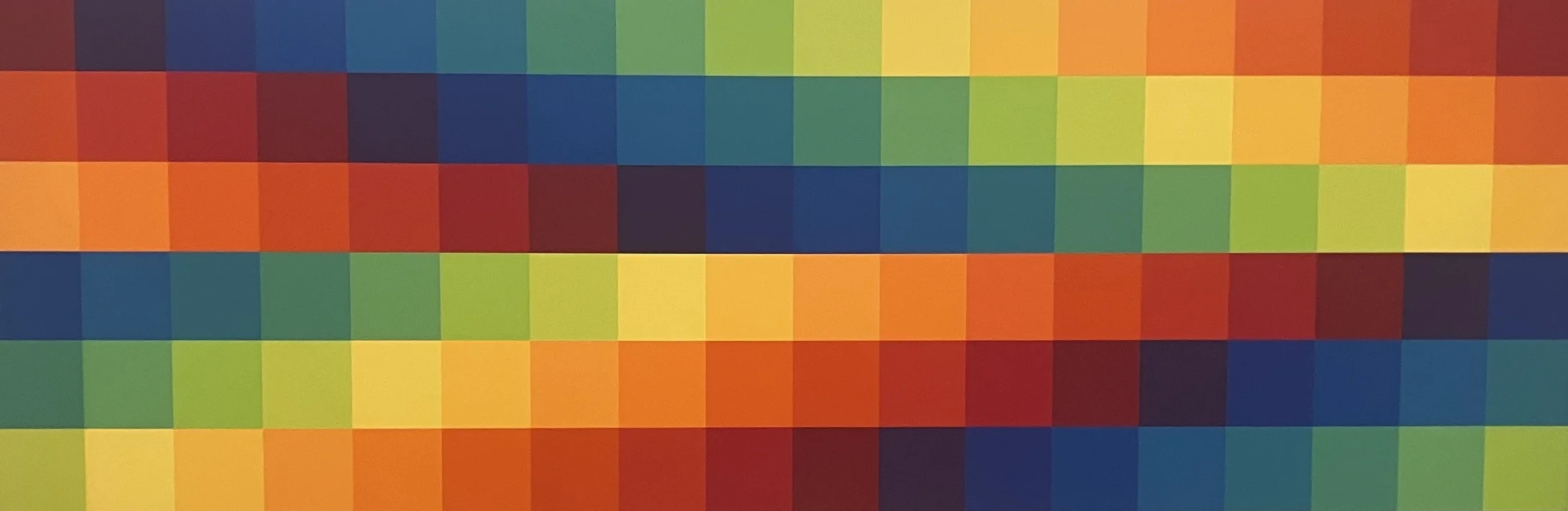 Richard Paul Lohse: Serielles Reihenthema in 18 Farben