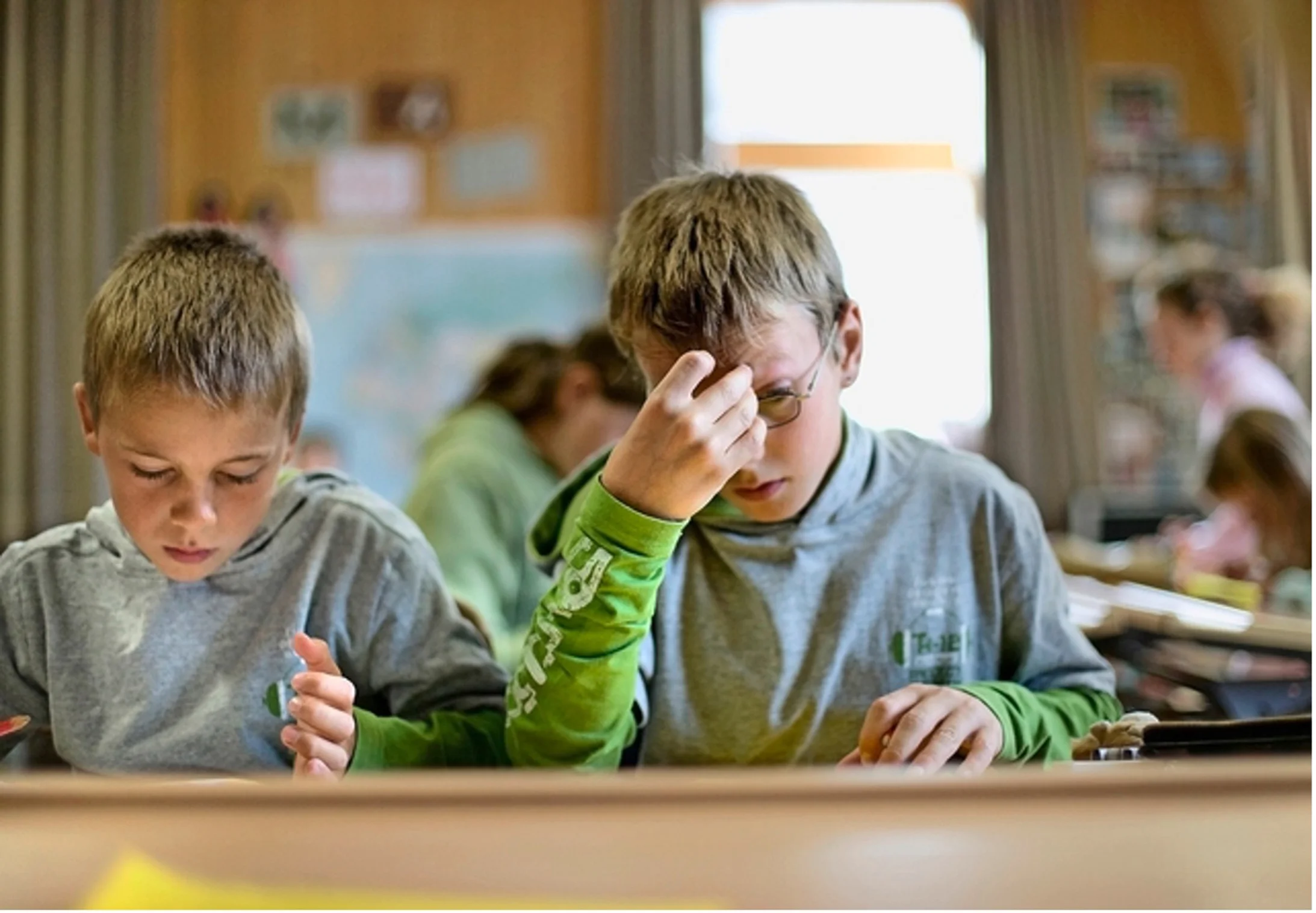 Schüler beim Lernen 