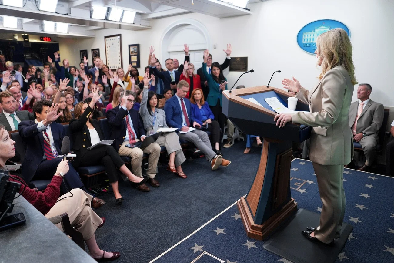 Karoline Leavitt, Presseraum White House 