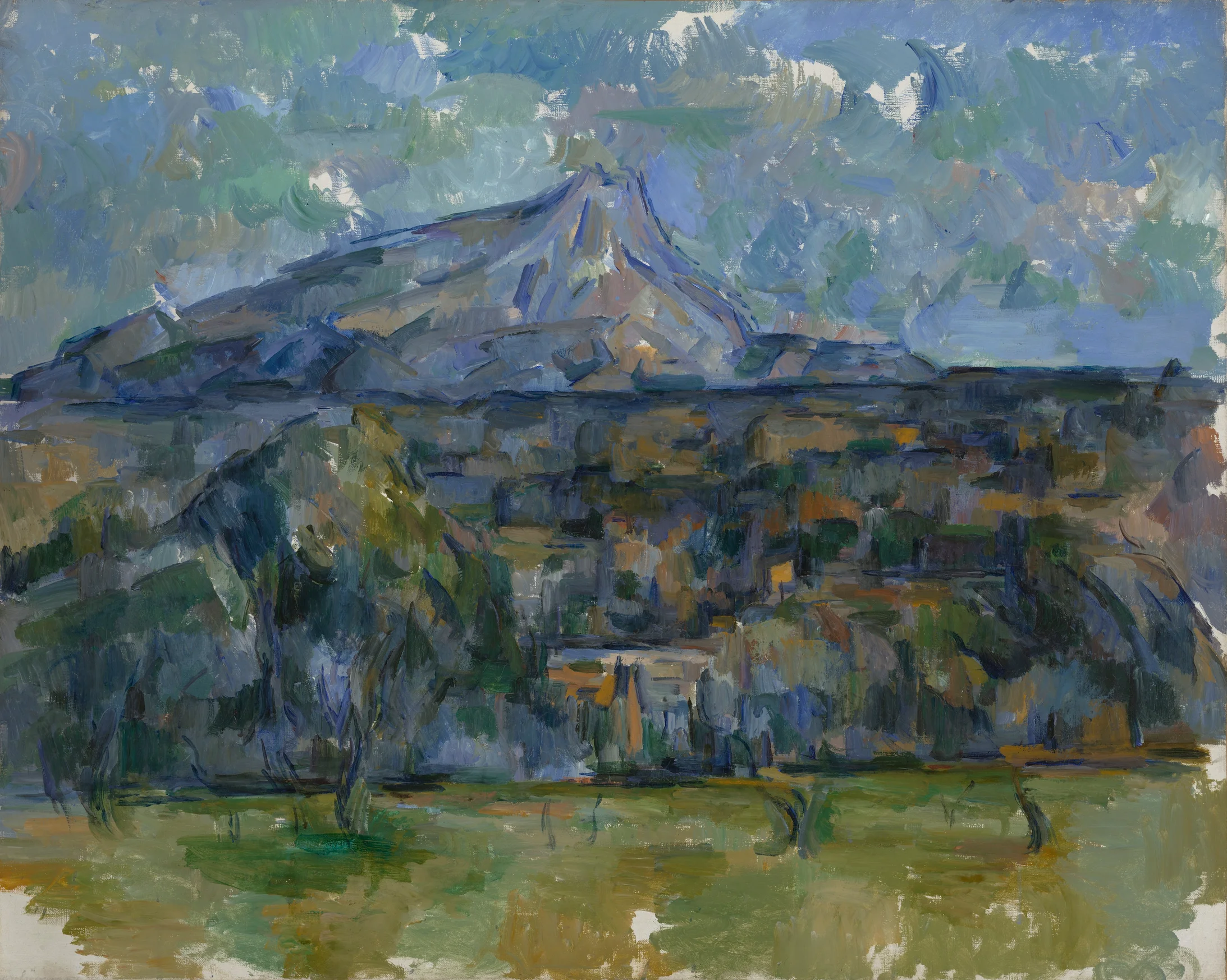 La Montagne Sainte-Victoire vue des Lauves, 1904/05