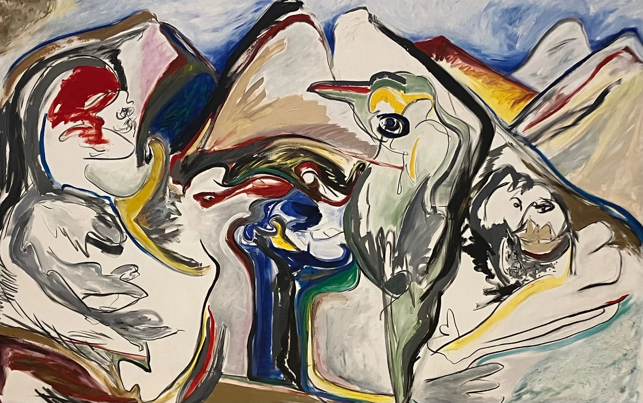 Jacqueline de Jong: Le jour des montagnes philosophiques