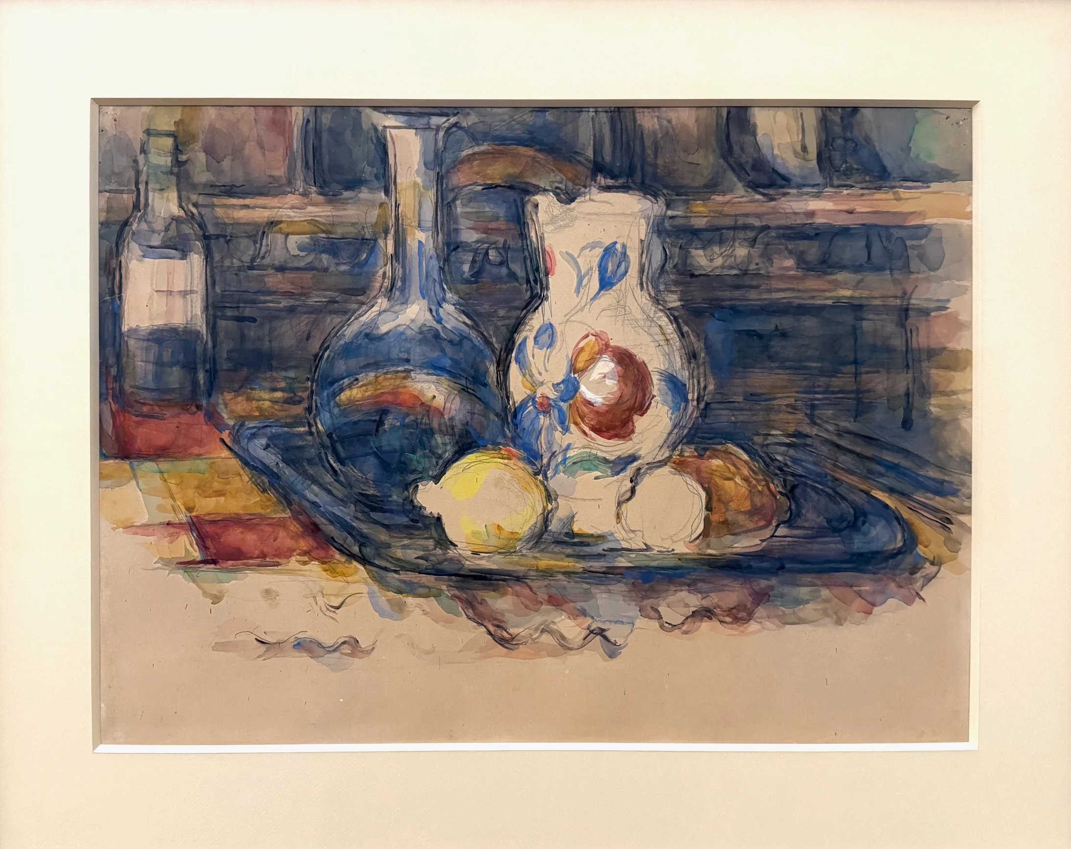 Bouteille, carafe, cruche et citrons, 1902–1906
