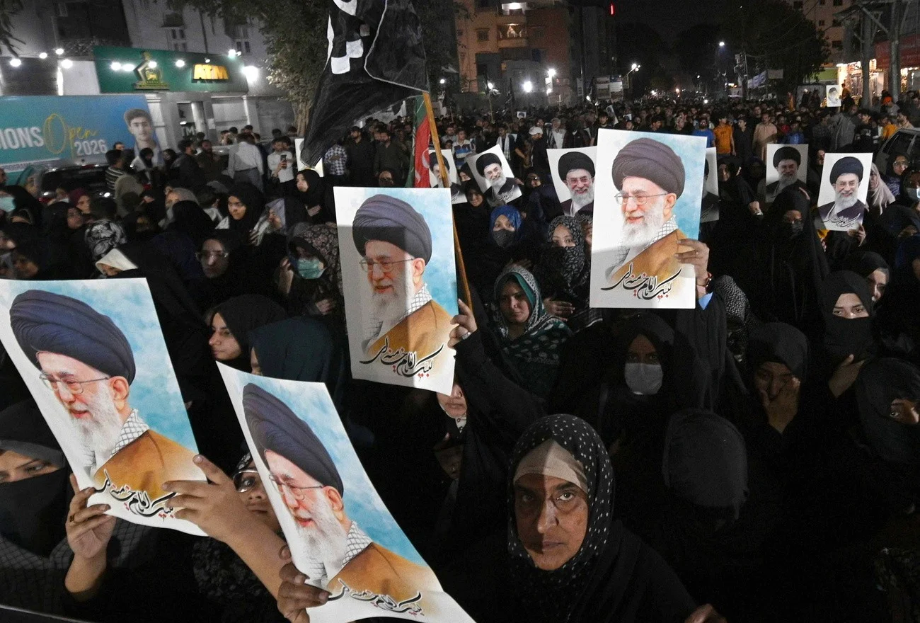 Demonstration in Karachi, Pakistan