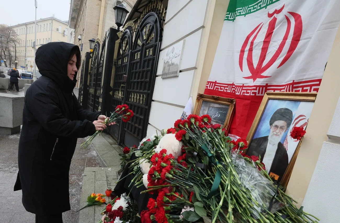 Trauer für Khamenei, Moskau 