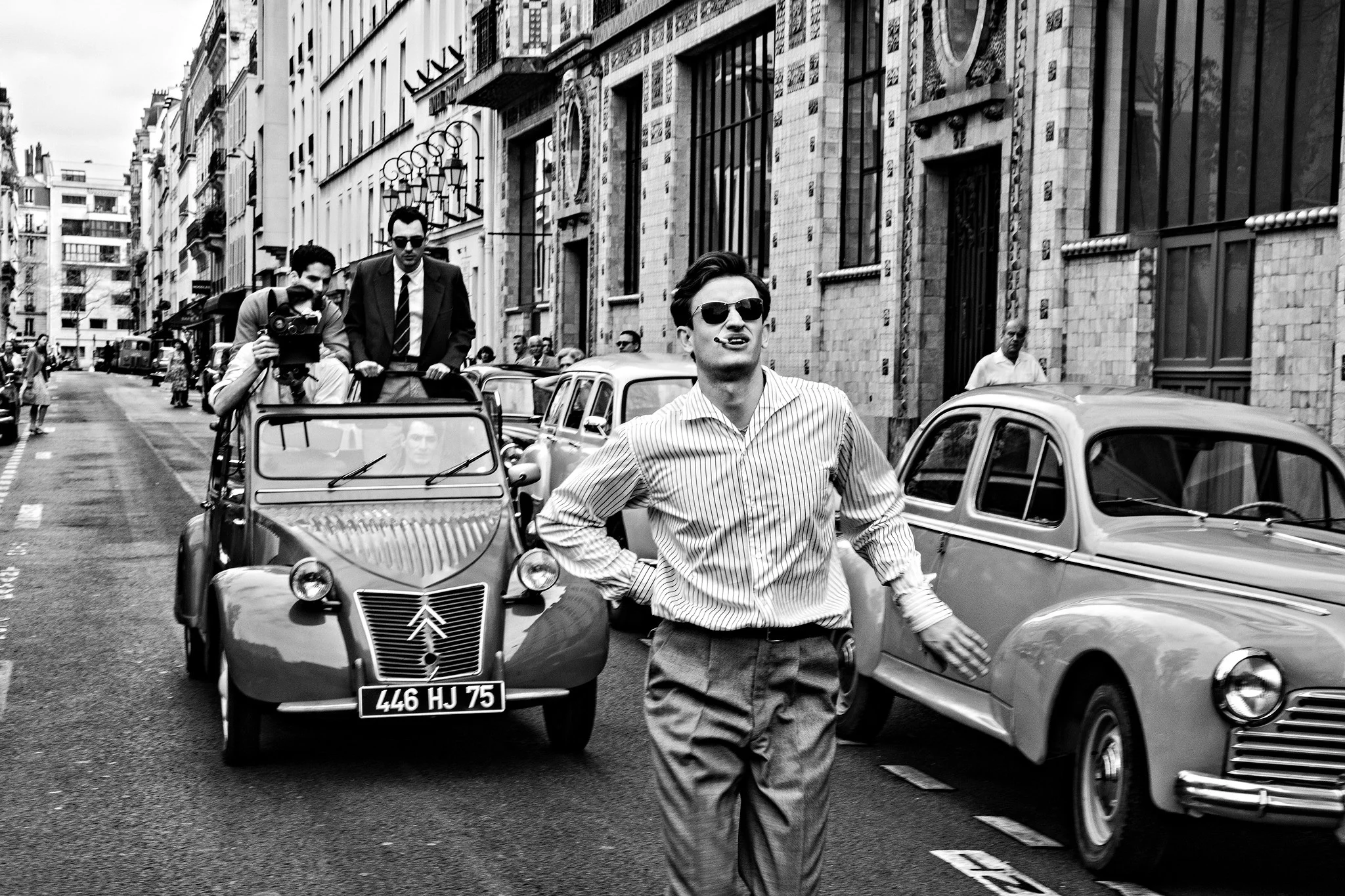 Dreharbeiten zu Nouvelle Vague