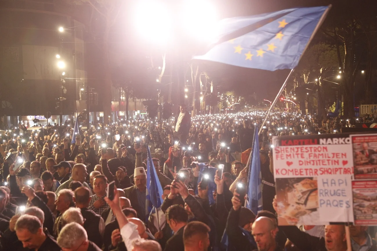 Proteste Albanien