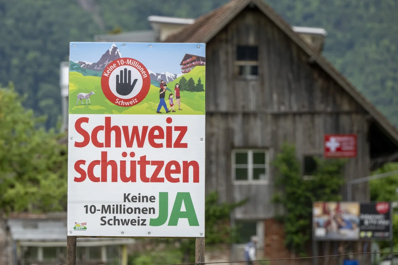 Abstimmungsplakat SVP-Initiative
