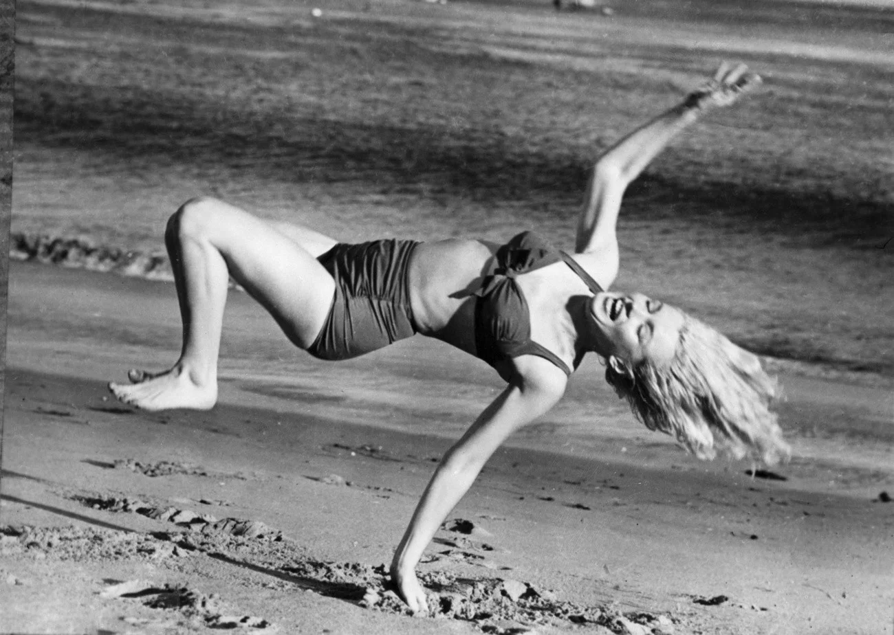 Marilyn am Strand
