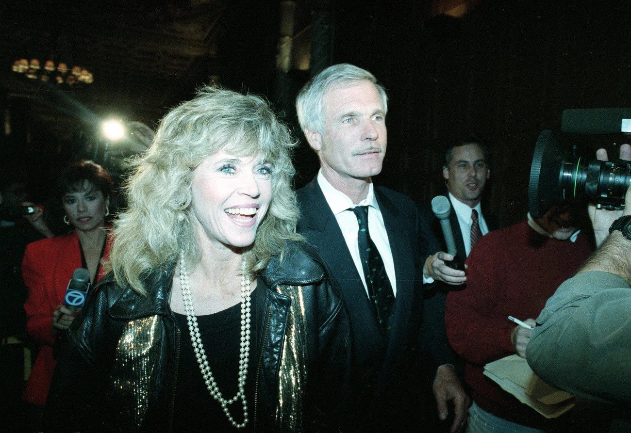 Jane Fonda, Ted Turner