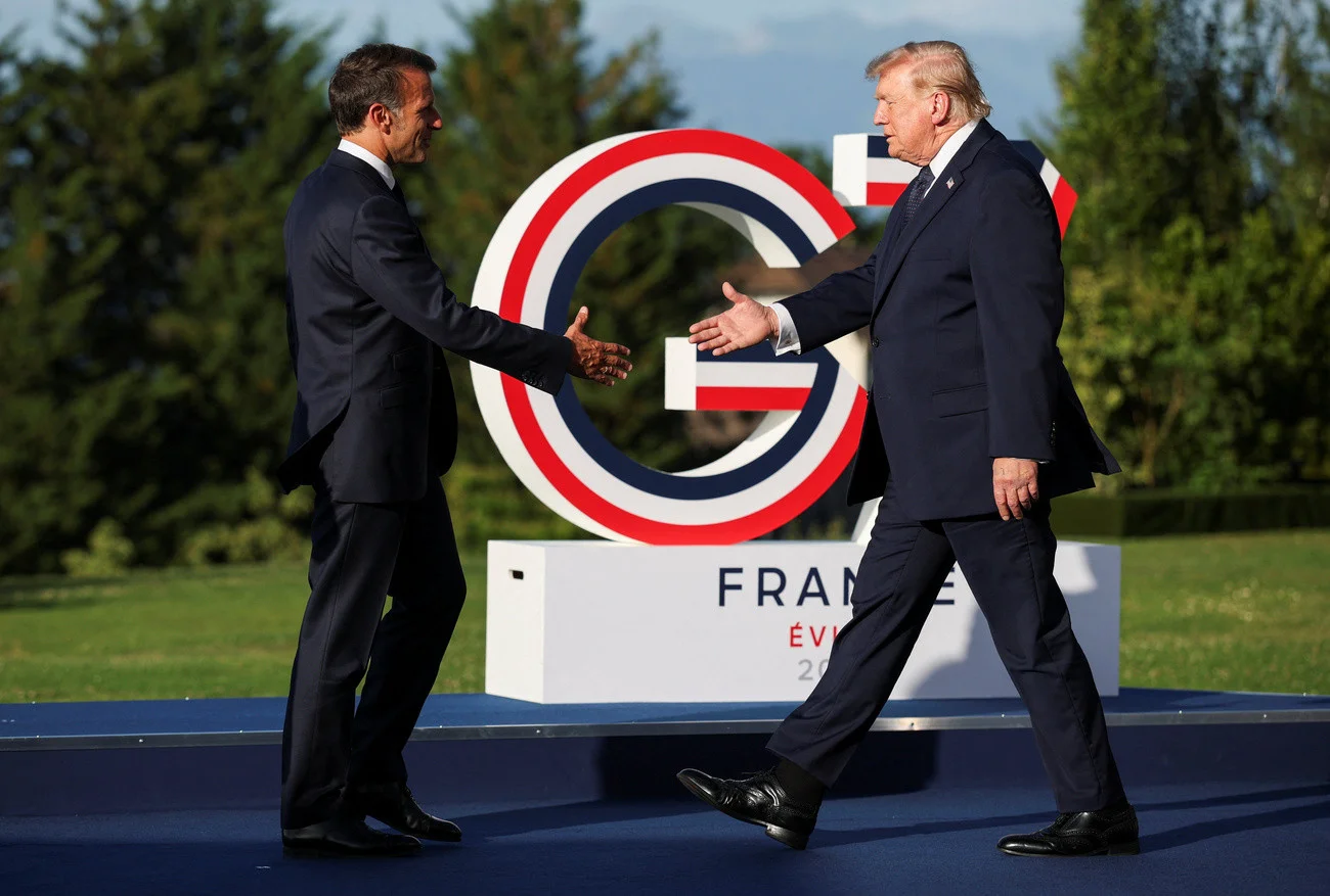 Macron, Trump