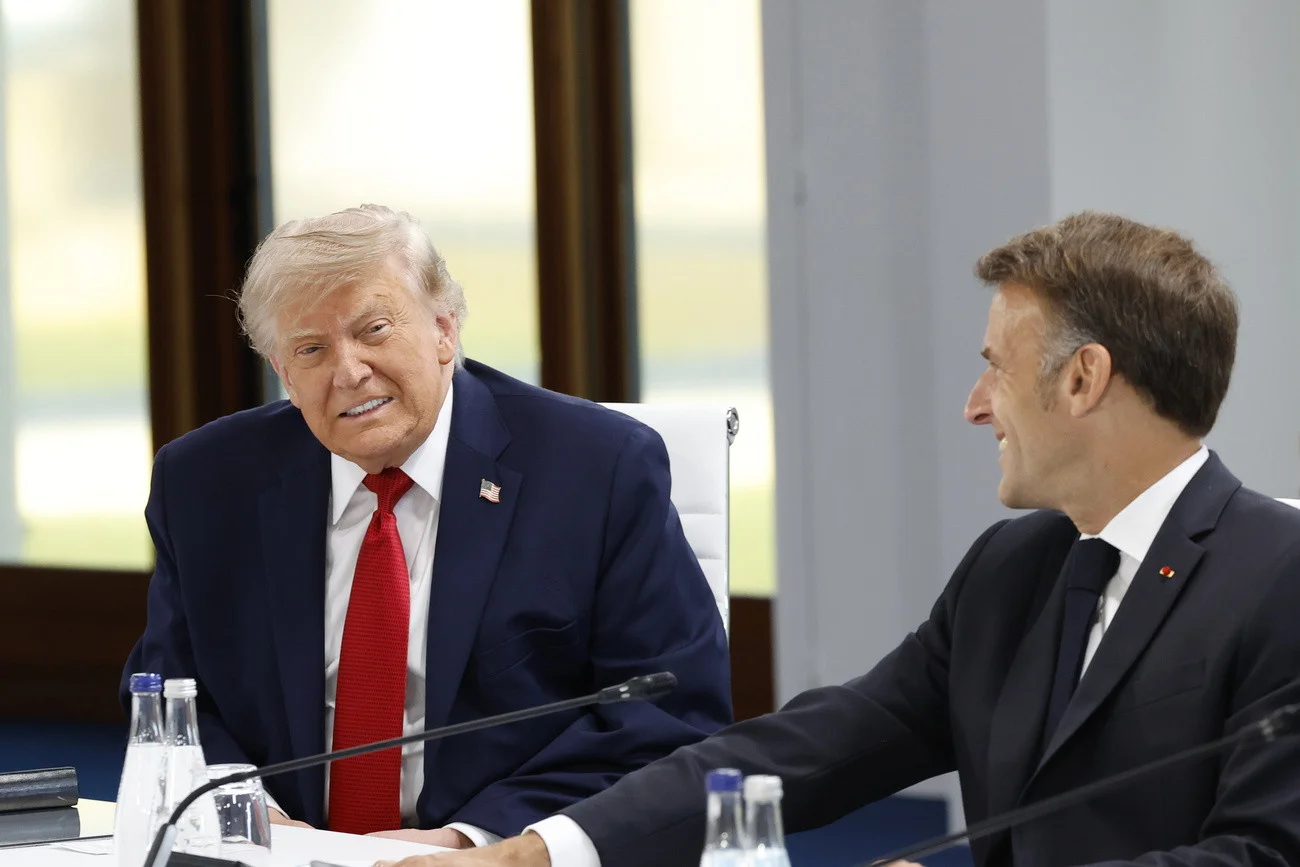 Trump, Macron