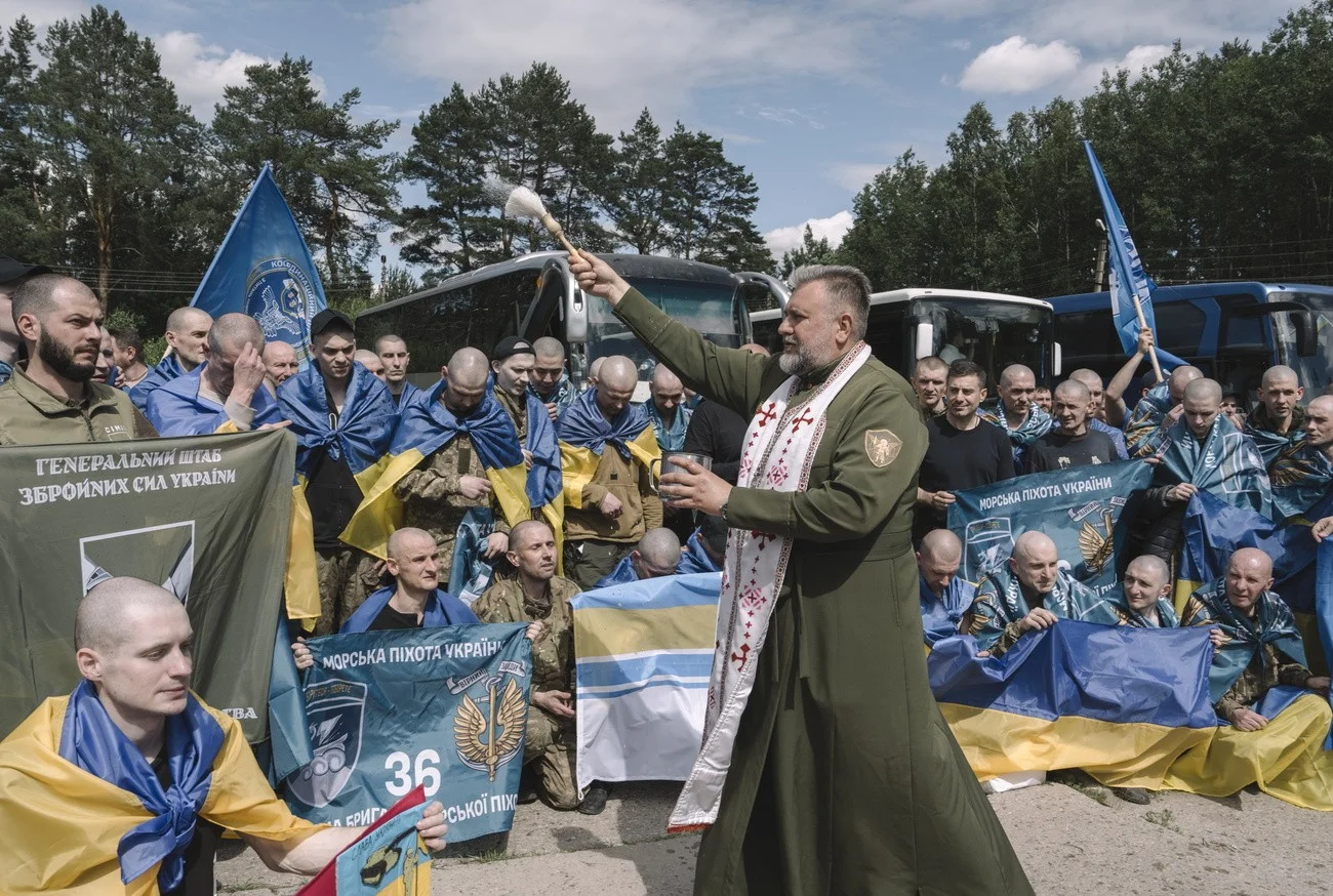 Rückkehr von ukrainischen Kriegsgefangenen