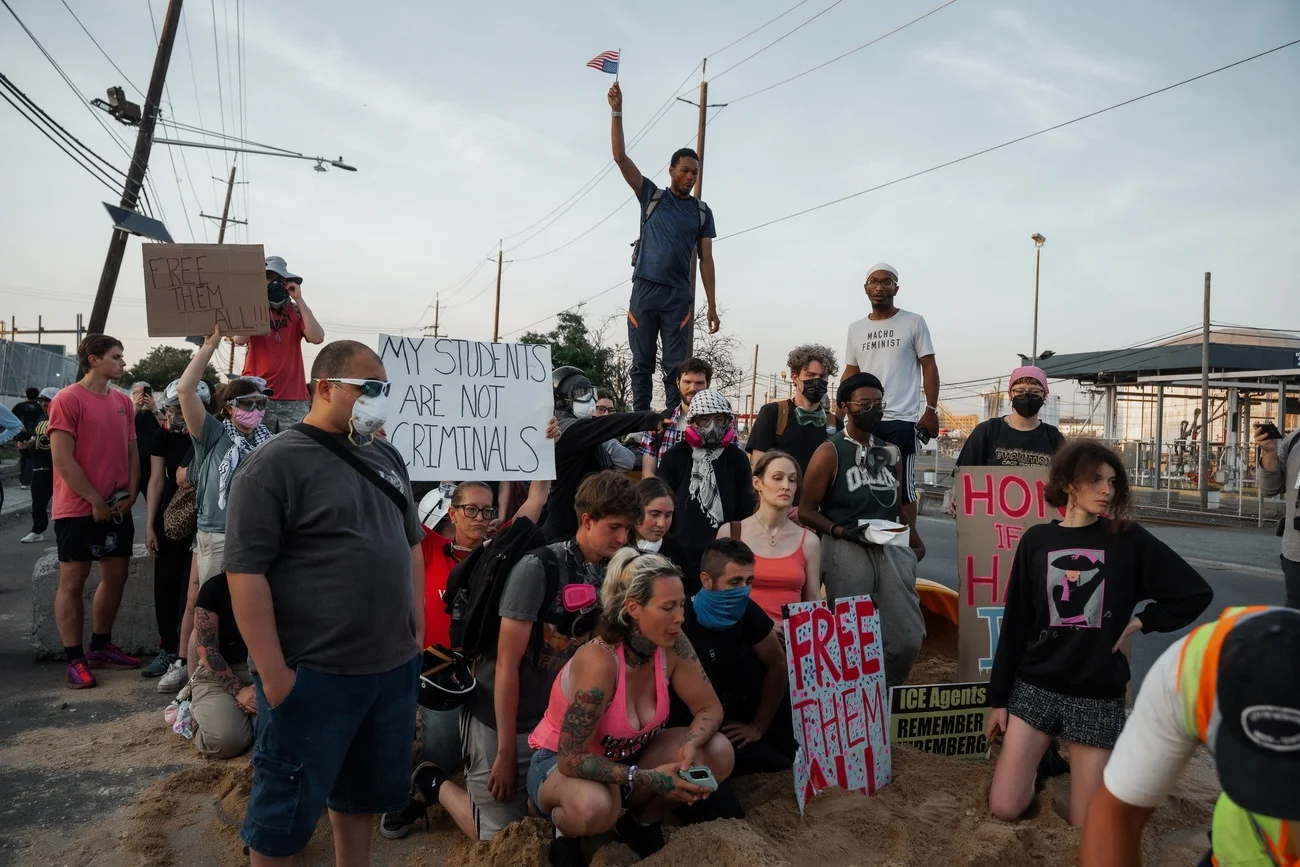 ICE-Protest Newark
