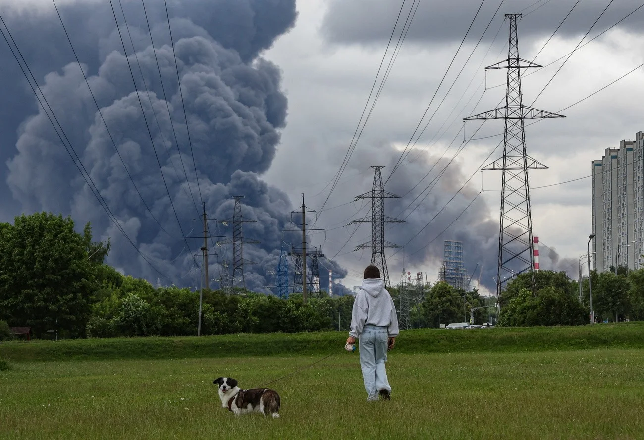 Brand Ölraffinerie, Moskau 