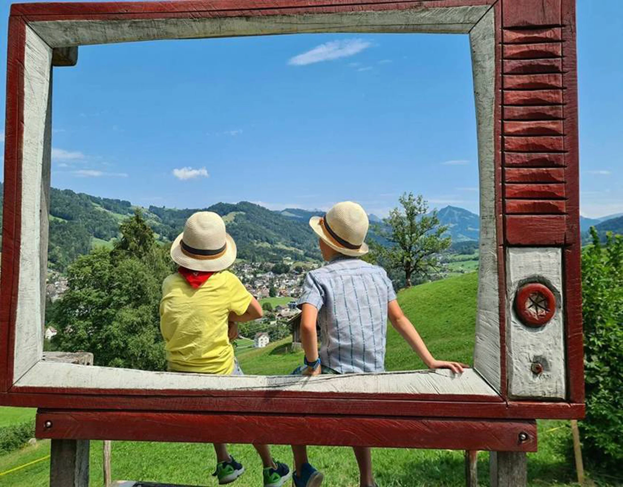 Blick hinaus, Ferien