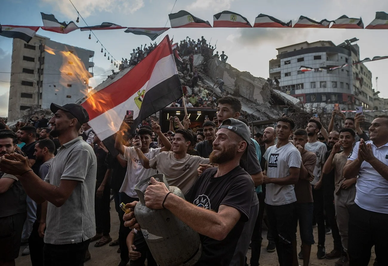 Gaza, Fussball-Zuschauer