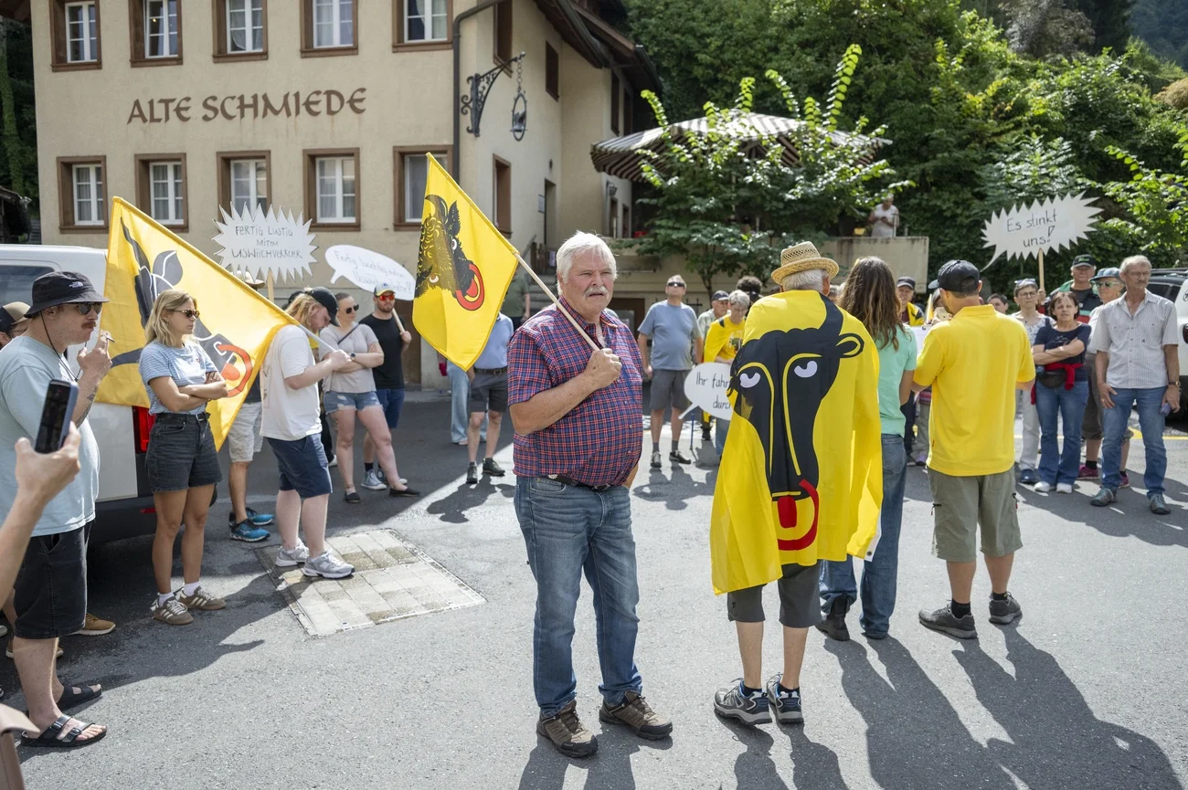 Gotthardstau Anwohnerprotest