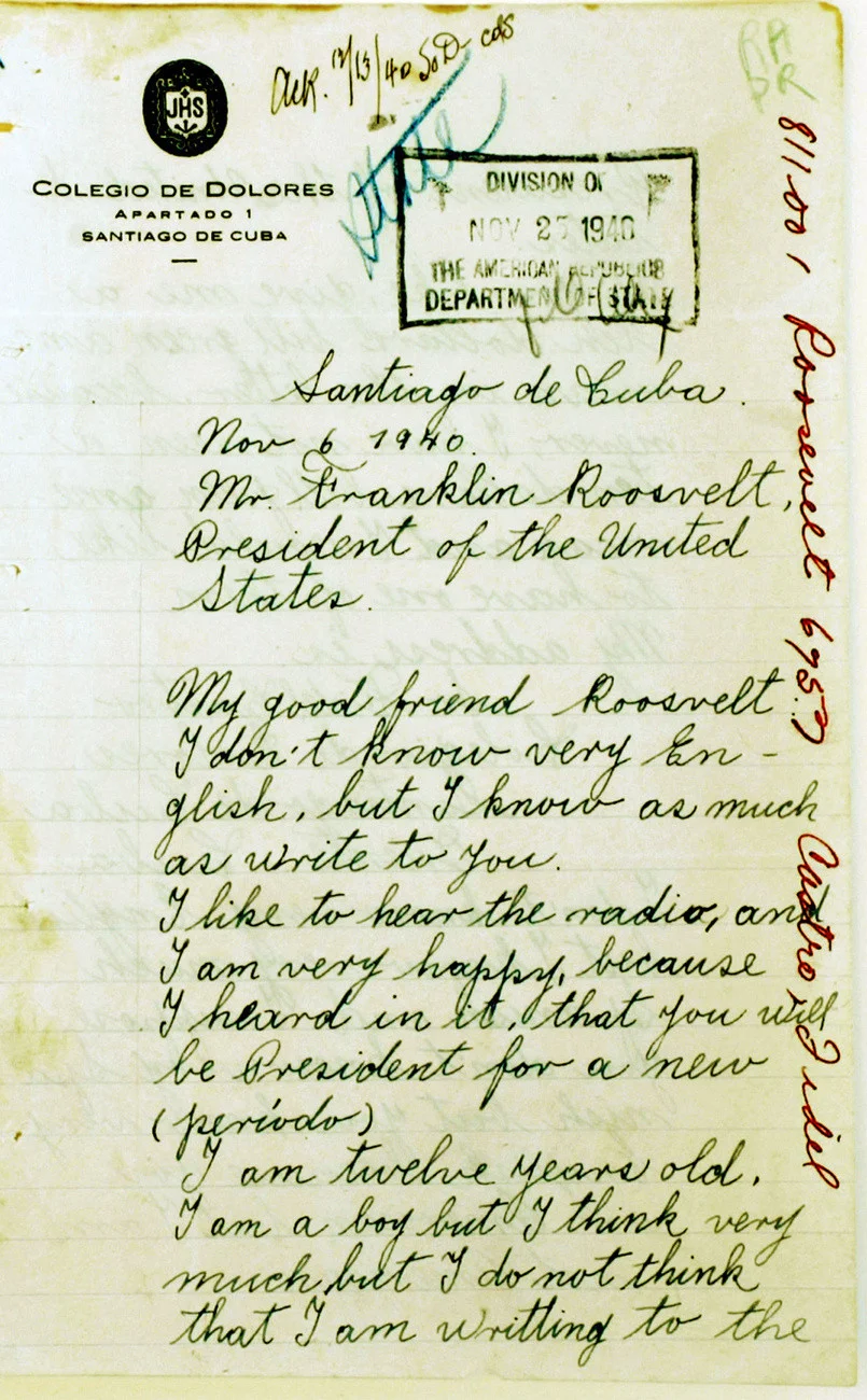 Brief an Roosevelt