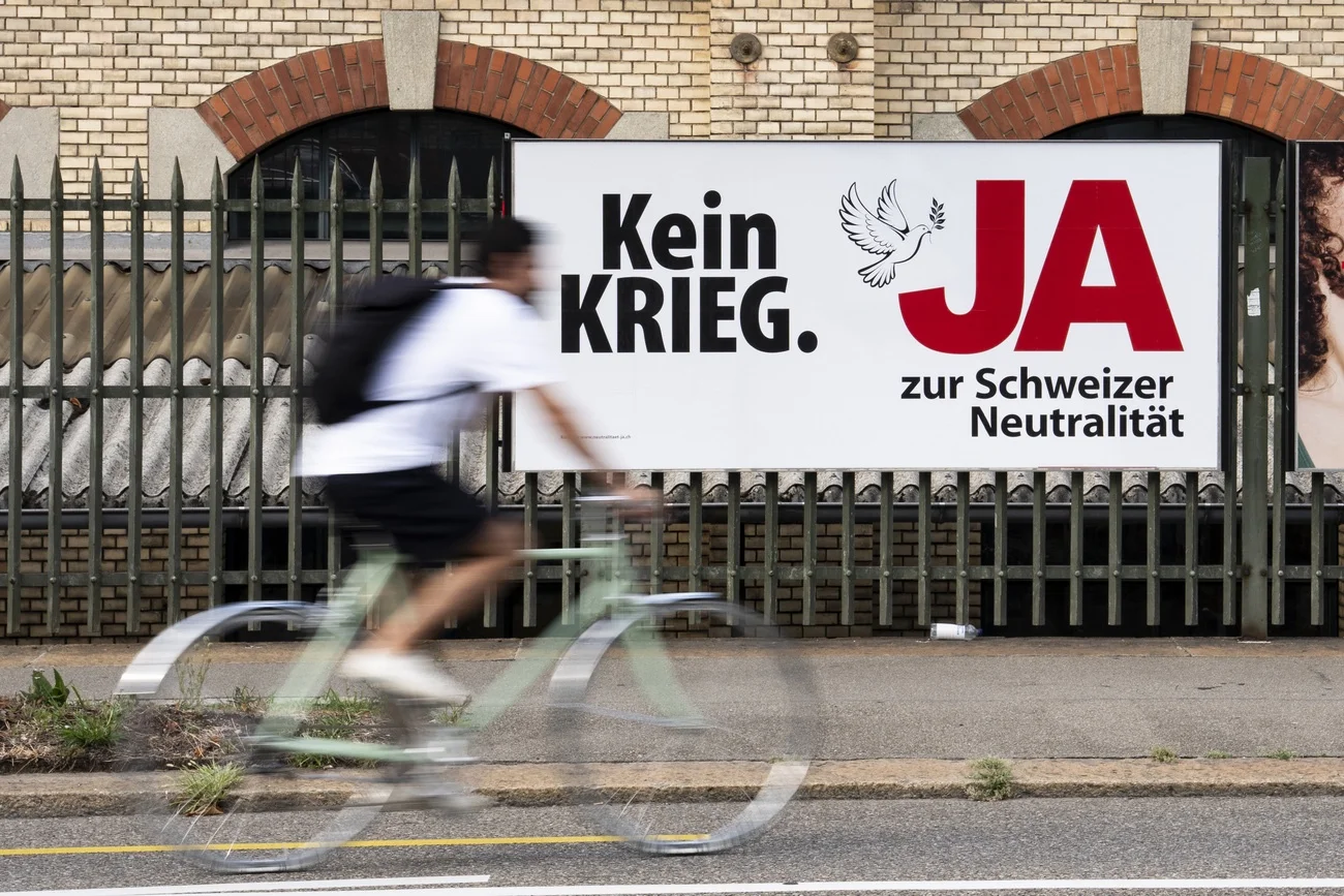 Plakat Neutralitätsinitiative