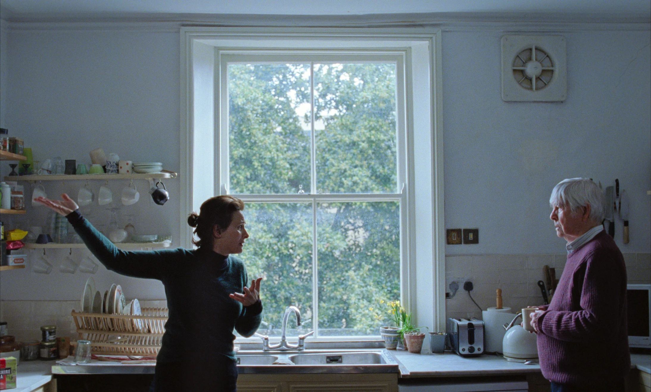 Juliette Binoche und Tom Courtenay 