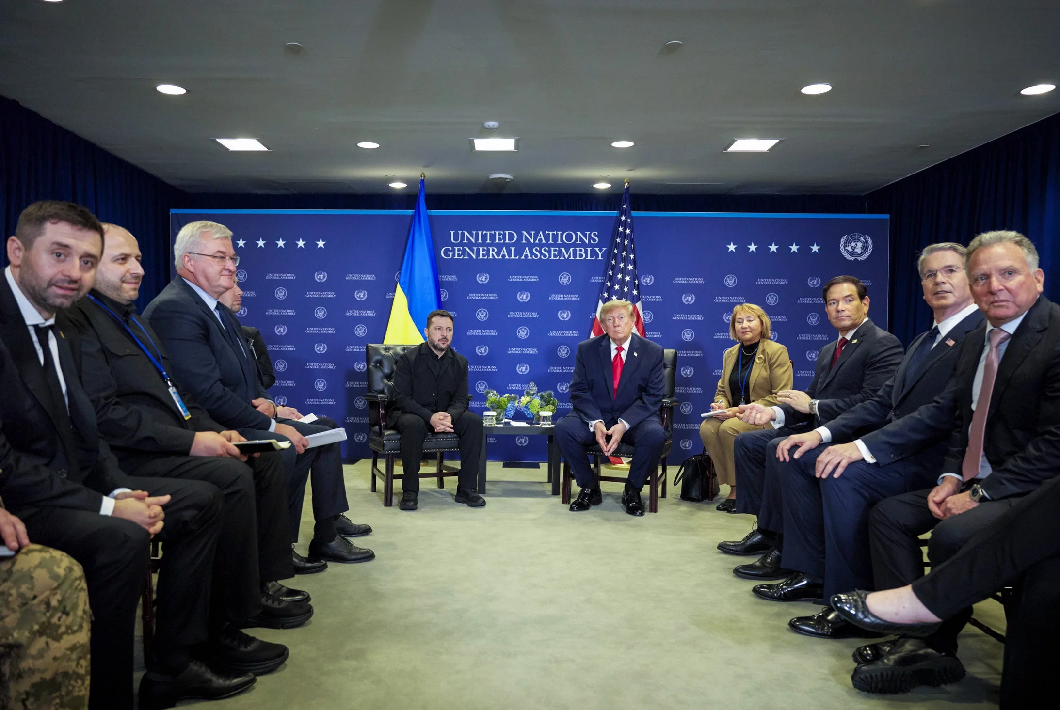 Selenskyj, Trump, Uno