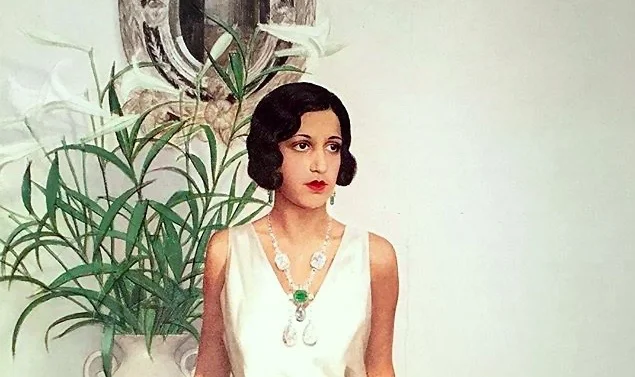 The Maharani of Indore (Bild: Bernard Boutet de Monvel, 1934) 