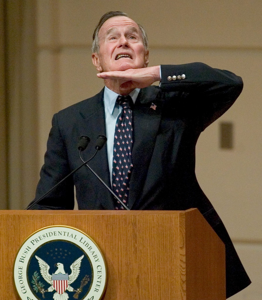 George H. W. Bush im JHR 2005 (Foto: Keystone)