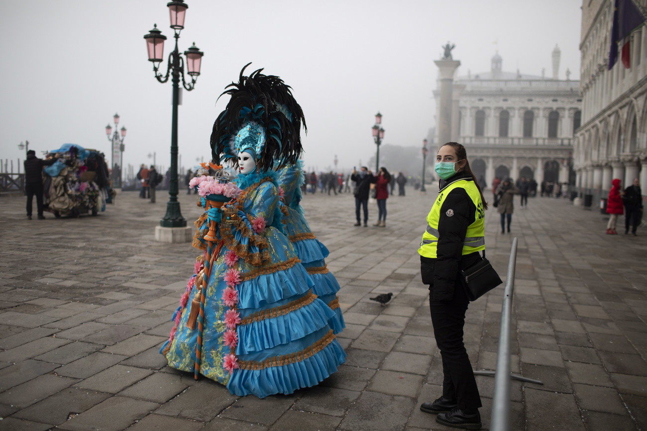 Venedig: Kein Karneval (Foto: Keystone/EPA)