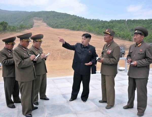 Kim Jong-un am Masik-Pass (Bild: Keystone/AP)