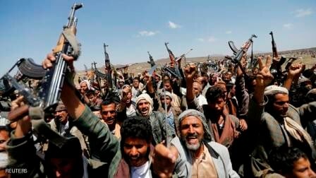 Anhänger des Schiitenführers Hussein Badreddin al-Huthi in Jemen