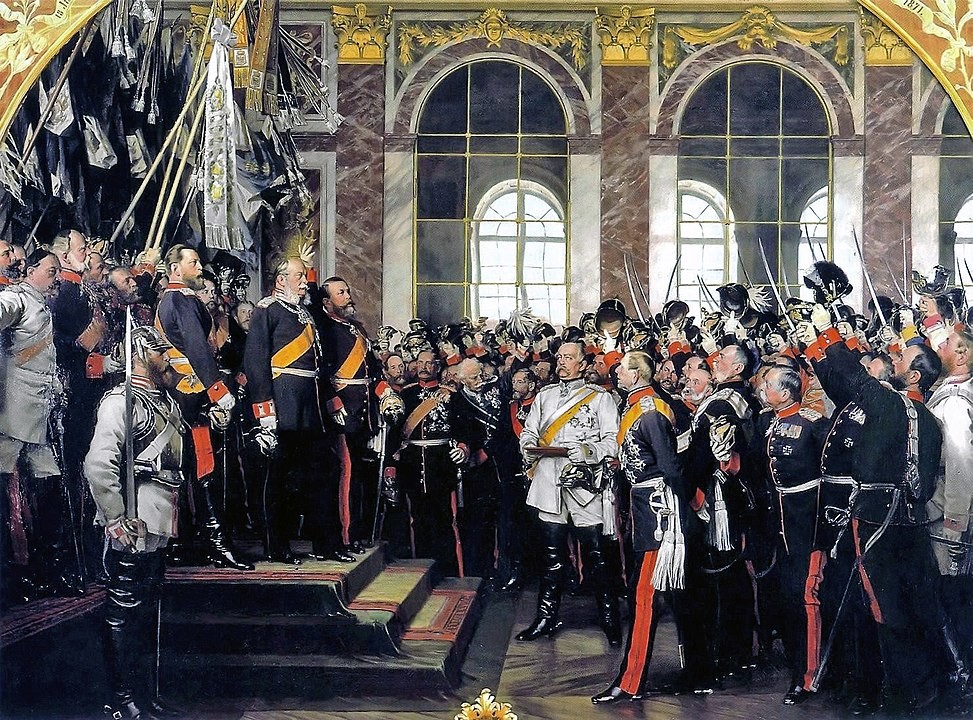 Anton von Werner: Die Proklamierung des deutschen Kaiserreiches (18. Januar 1871) (dritte Fassung 1885), Bismarck-Museum Friedrichsruh (Foto: PD)